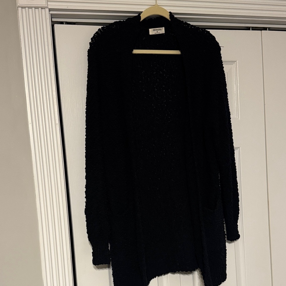 ZENANA Black Cardigan